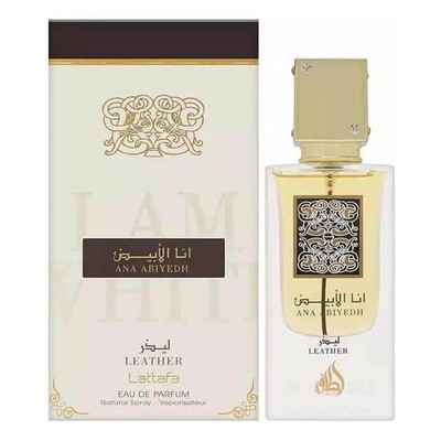 Ana Abiyedh Leather by Lattafa Perfume for Unisex EDP 2.04 oz New In Box