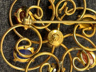 Vingtage Van Dell gold filled Scrab pin and screw back earrings — photo 3
