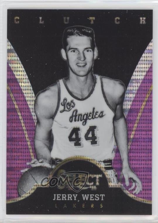 2013-14 Panini Select Clutch Purple Prizm 43/99 Jerry West #13 HOF 12kd