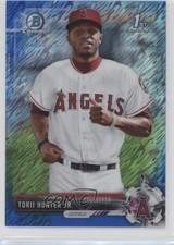 2017 Bowman Chrome Prospects Blue Shimmer Refractor 117/150 Torii Hunter Jr i5q