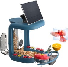 Bird Buddy Smart Bird Feeder With Camera Solar Powered Two-Way Audio-Dual Lens