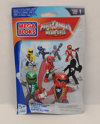 Mega Bloks Power Rangers Super MegaForce Micro Action Figure Blind Mystery Pack
