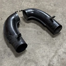 Porsche 911 Heater Control Valve Pipe Tube Flapper Pair LEFT & RIGHT Blower Duct