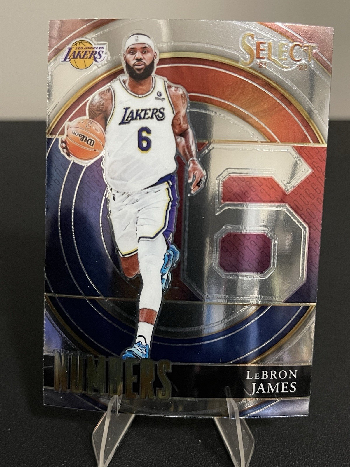 2021-22 Panini Select - Select Numbers LeBron James #6