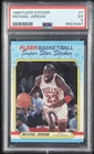 Michael Jordan 1988 Fleer Super Star Sticker Card (PSA 5)