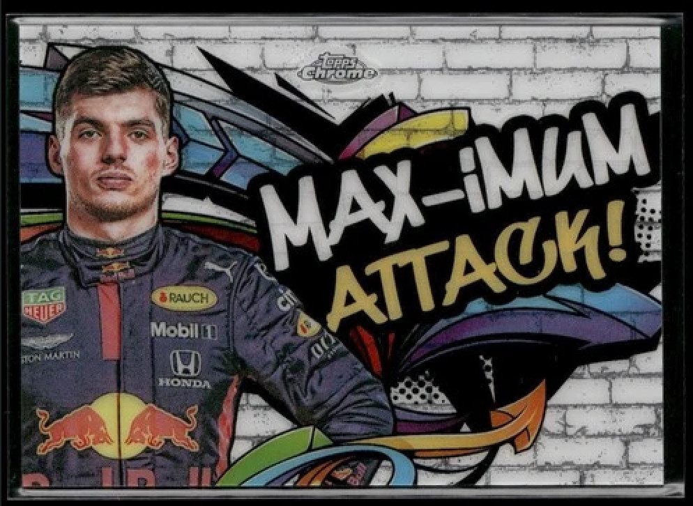 2020 Topps Chrome Formula 1 #TT-5 Max Verstappen Track Tags