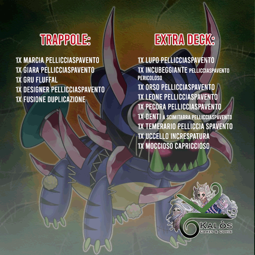 Yugioh! Mazzo Deck FLUFFAL / PELLICCIASPAVENTO da Torneo - Foto 5 di 6