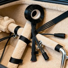 5 Rolls Automotive Wiring Harness Tape 3/4"x50FT - High Temp Self-Adhesive 22