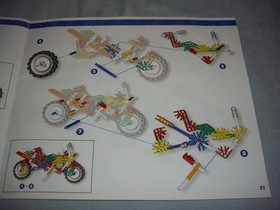 K'Nex Discovery Series 1 ~ 33023  Knex Green Box Case 400 Pcs Vtg 1996 Complete