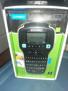 Dymo Gestionnaire d'étiquettes 160 Facile à utiliser fabricant d'étiquettes 22.7 Pt , 5 Tailles des polices - noir