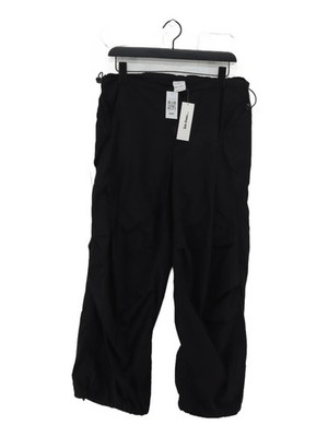 Iets Frans Herren Hose M Schwarz 100% Baumwolle Weites Bein Cargo Neu Mit Etikett
