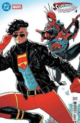 DC Marvel Superman Spider-Man #1 (One Shot) Cover U Jeff Spokes Superboy 90 S &