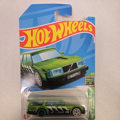 HOT WHEELS 2023 HW SLAMMED 4/5 - VOLVO 240 DRIFT WAGON METALLIC GREEN 245/250