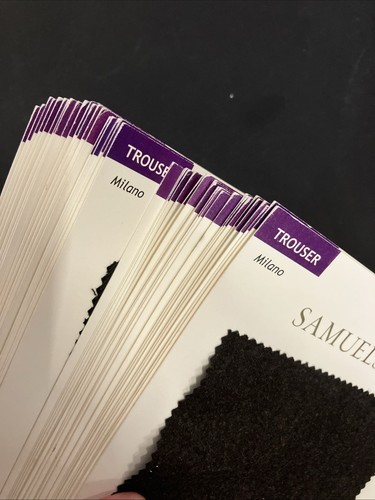 2012 Samuelson Trouser Fabric Sample Lot 40+ Cardstock - Picture 5 of 6