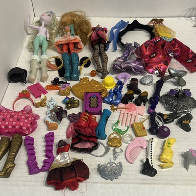 #ad #ad Ever After High Parts amp; Accessories Shoes Clothes 60 Pieces C1 $59.95