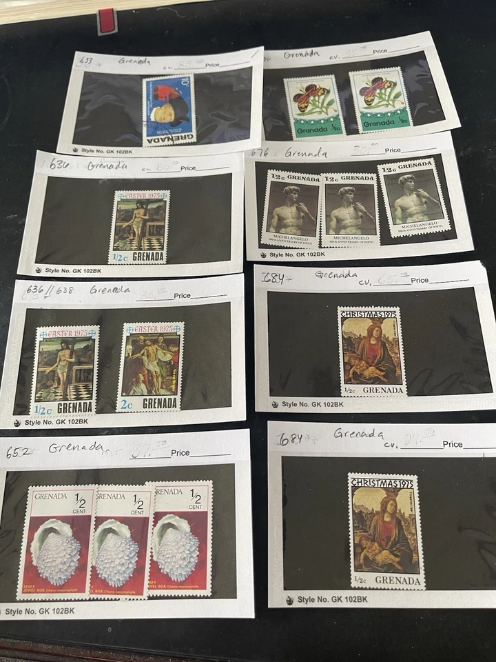 75+ Cartões de aprovação de selos com selos de Granada e Granada Granadinas - Imagem 4 de 4