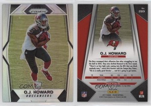 2017 Panini Prizm Rookies Silver Prizm OJ Howard #289 Rookie RC