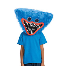 Disguise Huggy Wuggy Plush Mask Official Poppy Playtime Costume Mask Accessory