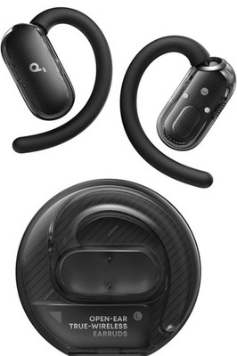 Soundcore V40i by Anker, Open-Ear Headphones, Crystal-Clear Design, Lidless Case