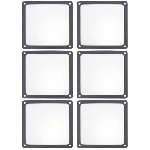 6 PCS Fan Dustproof Magnetic 120mm Chassis Fan Dust Mesh for