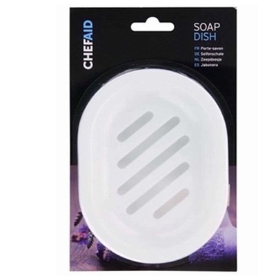 Chef Aid Kunststoff Seifenschale Halter Tablett Bad Aufbewahrung Regal Platte Behälter Neu