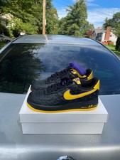Nike Air Force 1 Low Kobe Bryant Lakers Away Numbered- Size 8.5 Brand New