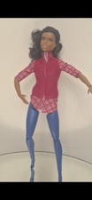 Barbie Made to Move Doll Brunette Articulated Yoga Body 2016 Mattel African