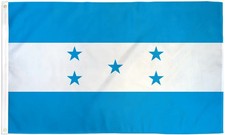 3X5 HONDURAS LIGHT BLUE FLAG BANNER 100D W/ GROMMETS