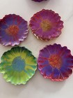 Vintage ANDY WARHOL  FLOWER Plates Melamine Box W/ Lid With 4 Small Plates — photo 3
