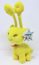 Vintage 2003 Neopets Yellow Aisha Plush Toy w/ Tag 10" Thinkway