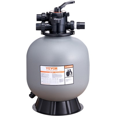 #ad #ad Sand Filter 22quot; Above Inground Swimming Pool Sand Filter with 7 Way Valve $318.99