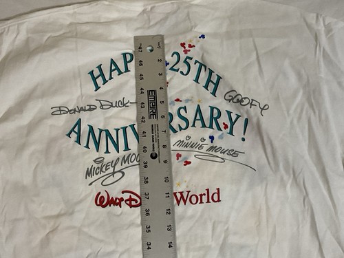 Vintage 1996 Walt Disney World 25th anniversary adult XXL T-shirt￼90S by Disney, Size XXL, $75 - Photo 14