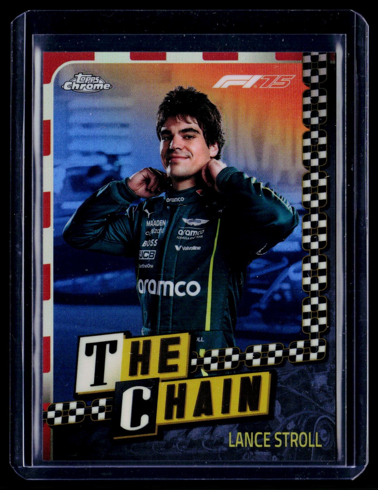 2025 Topps Chrome Formula 1 F1 Lance Stroll The Chain SP #CH-5