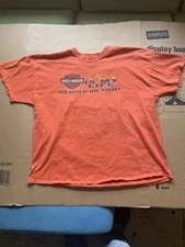 Harley Davidson T Shirt 2XL Men’s Boise Idaho Orange High Desert Motorcycle