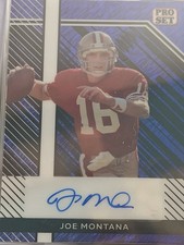 Joe Montana Auto 8/8 Leaf Pro Set Green Autograph HOF Rare Bookend 49ers