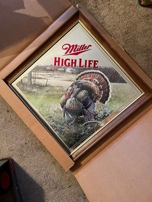 miller high life mirror turkey nib | eBay