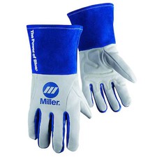 Miller Electric 263347 Performance Welding Gloves, Gauntlet Cuff, Keystone