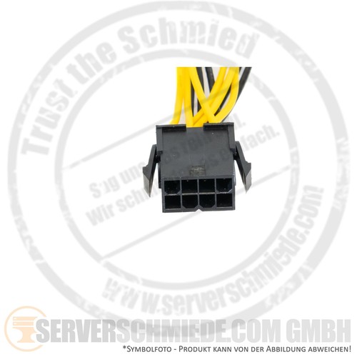 Generic 20cm GPU Adapter Kabel cable 1x 8-pin EPS / CPU female to 2x 8-pin (6+2) - Bild 2 von 3