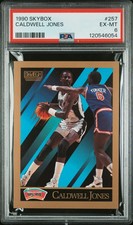 1990 Caldwell Jones SkyBox #257 PSA Graded Vintage Spurs Card NBA Graded Skybox