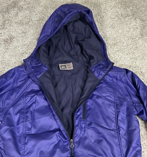 REI Jacket Women’s Small Purple Polartec Alpha Pertex Insulated Lightweight Hood - Picture 4 of 12