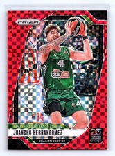 Juancho Hernangomez 2024-25 Panini Prizm EuroLeague #71 Red Power Prizms #/75