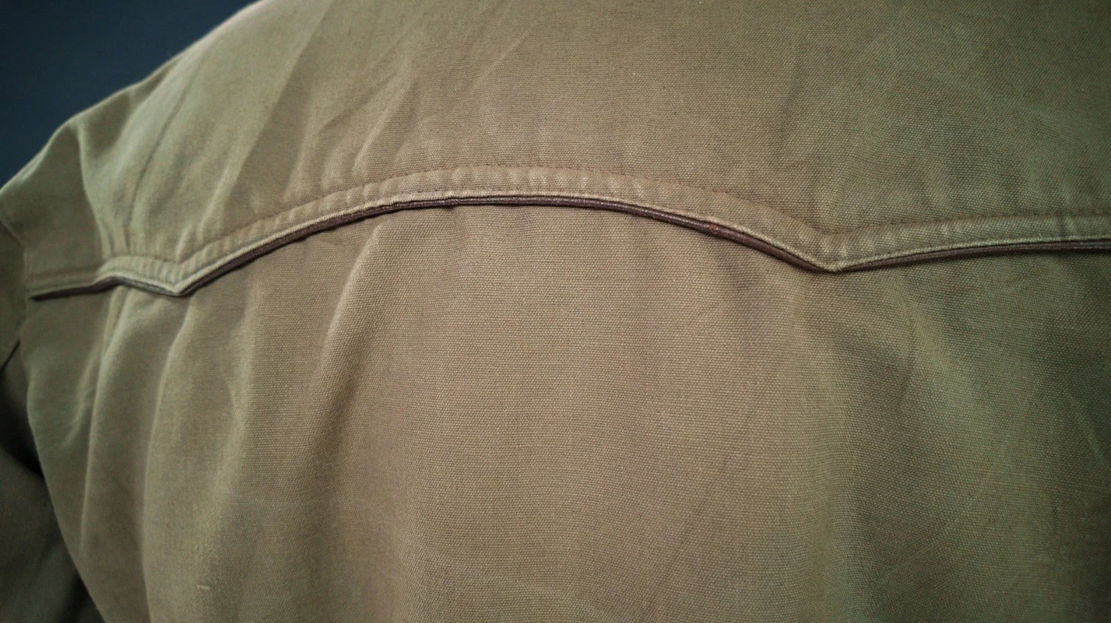 Vintage 1950s French ‘Canadienne’ Barnstormer Mackinaw Mouton Canvas Jacket “L” image 18