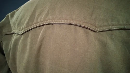 Vintage 1950s French ‘Canadienne’ Barnstormer Mackinaw Mouton Canvas Jacket “L” image 18