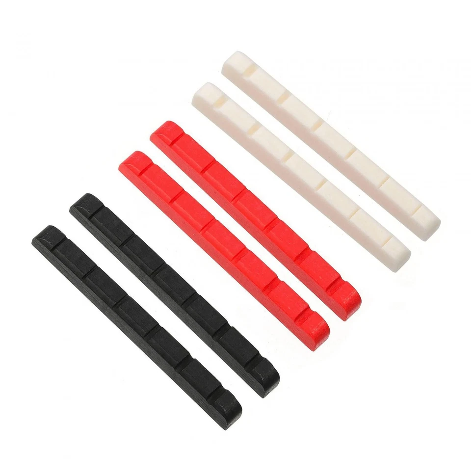 Écrou de guitare électrique à fente en os de 42mm, 2 pièces, pièces de - Photo 1/1