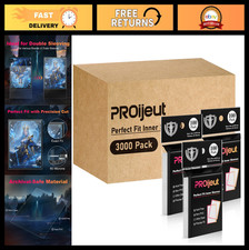 3000 Clear Card Sleeves - Perfect Fit Inner Sleeves for Double-Sleeving TCG Ga
