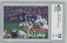 2001 Fleer Ultra Kerry Collins BCCG 10 New York Giants #12 C24