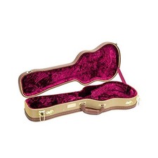 Deluxe Hard-shell Wood Case for Soprano Ukuleles, Backpack Style, Tweed