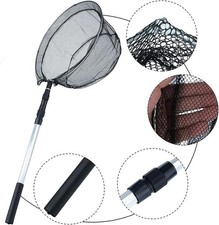 Telescopic Landing Net Folding Fishing Pole Extending Fly Trout Carp Course Sea