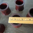 Set of 6 Vintage Cherry Wood Napkin Rings Brown Wooden Napkin Holder Rings — photo 4