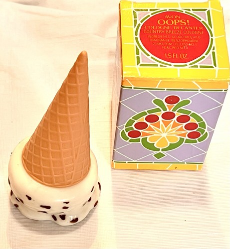 Avon OOPS! Cologne Decanter Country Breeder 1.5 fl oz NOS in Box! VINTAGE 1981 - Picture 4 of 5